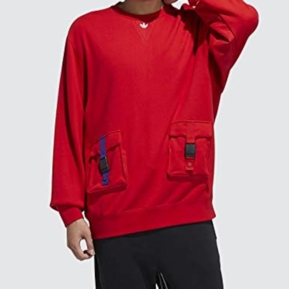 adidas LNY Crew Sweatshirt Small - Picture 4 of 16